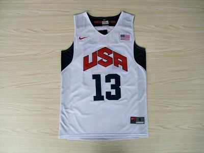 Nike 13 Paul 2012 Team USA Olympics Jersey White